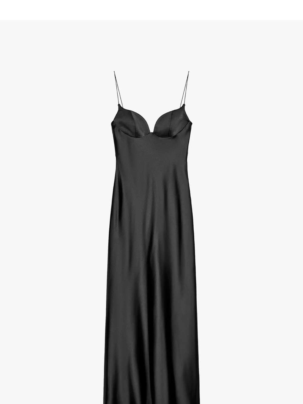 Zara Long Satin Effect Dreas